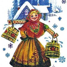 Схема вышивки «по воду»