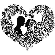 Схема вышивки «Creative hearts»