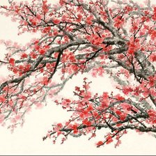 Схема вышивки «Сакура»