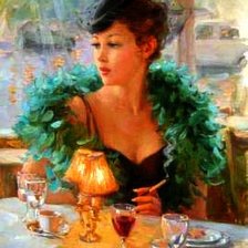 Схема вышивки «портрет»