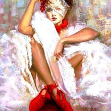 Схема вышивки «портрет»