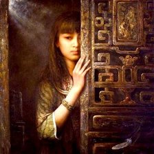 Схема вышивки «портрет»