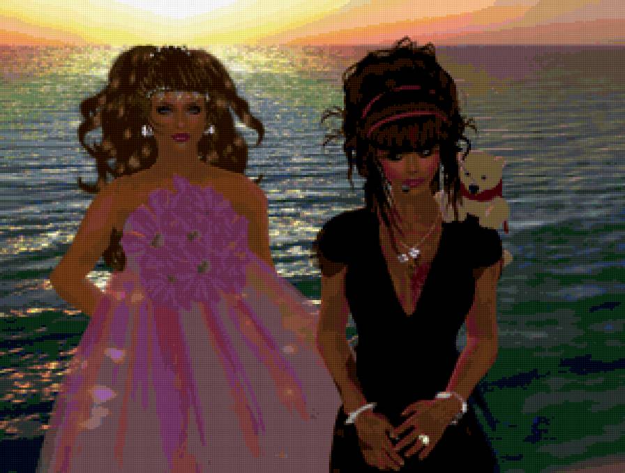 МЕТИСТКА И МУЛАТКА - море, красота женщины, женщины мира, фентезии, страсть - предпросмотр