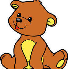 Схема вышивки «мишка1»