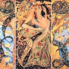 Схема вышивки «триптих»