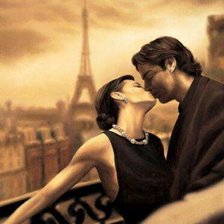 Схема вышивки «ночь в париже»