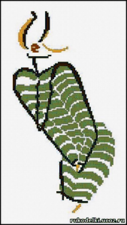 Девушка - девушка, силуэт - предпросмотр