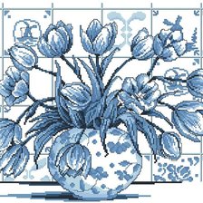 Схема вышивки «Цветы»