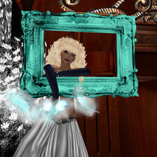 Схема вышивки «МУЛАТКА С РАМКИ»