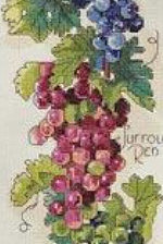 Схема вышивки «виноград»