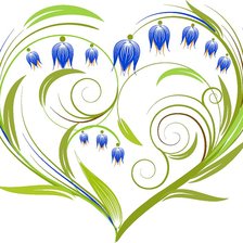 Схема вышивки «сердце»