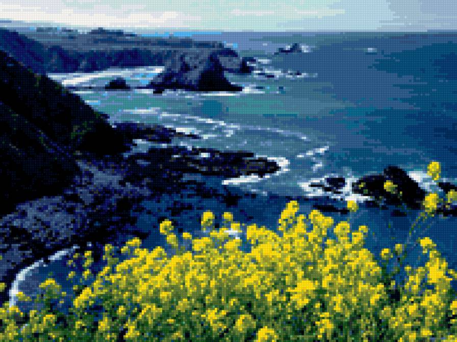 Морской пейзаж - море, отдых., лето - предпросмотр