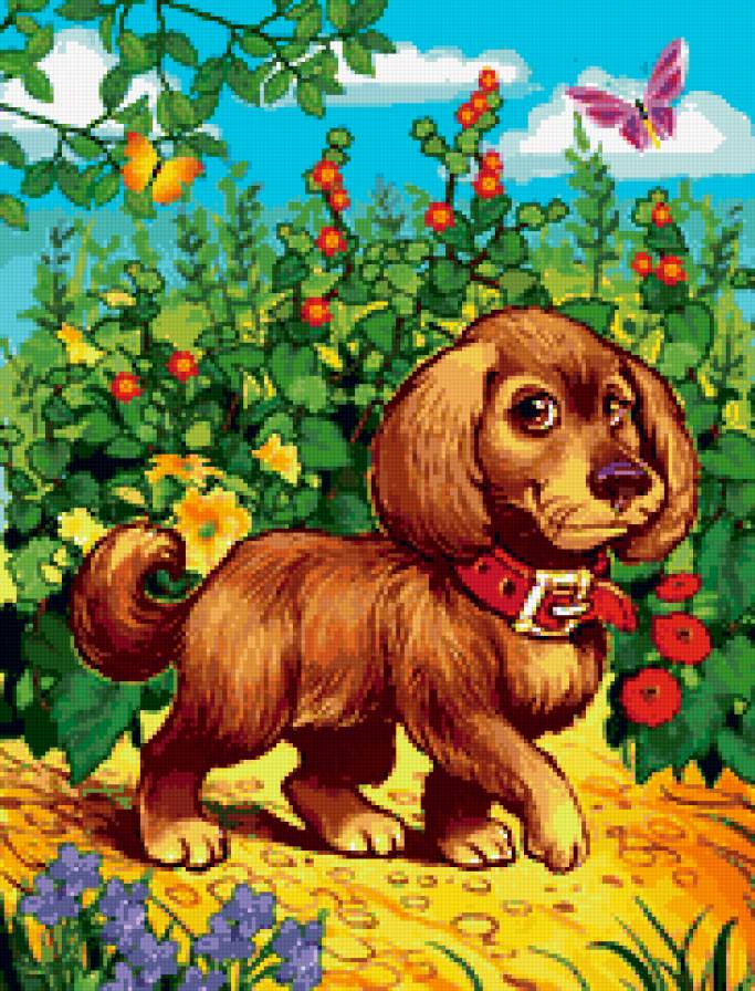 милашка шарик - животные, щенок, герои муьтика, собака - предпросмотр