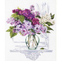Схема вышивки «Сирень»