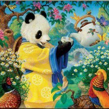 Схема вышивки «угощение»