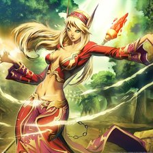 Схема вышивки «Эльф крови»