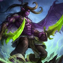 Схема вышивки «Иллидан»