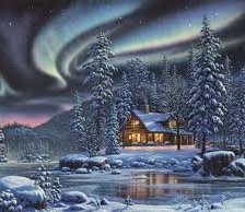 Схема вышивки «северное сияние»