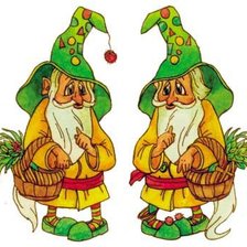 Схема вышивки «2 гномика»