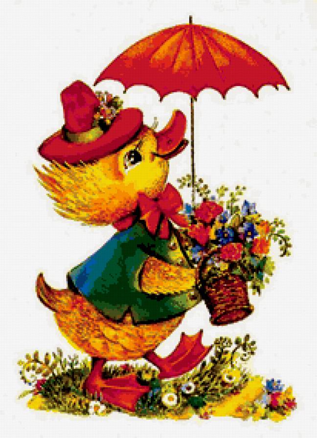 С ПРАЗДНИКОМ 8 МАРТА - маме, поздравление, сестре, цыпленок, бабушке, дочке - предпросмотр