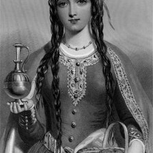 Схема вышивки «красавица королевских кровей»