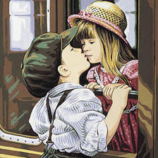 Схема вышивки «первый поцелуй»