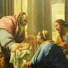 Схема вышивки «стретение»