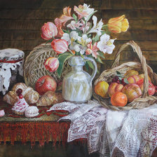 Схема вышивки «ПРОШУ К СТОЛУ»