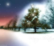 Схема вышивки «Зима»