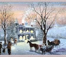 Схема вышивки «Зима.»