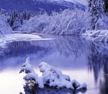 Схема вышивки «Зима,»