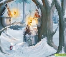 Схема вышивки «Зима.»