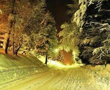 Схема вышивки «Зимний вечер.»