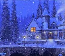 Схема вышивки «Зима.»