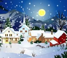 Схема вышивки «Зима,»