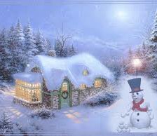 Схема вышивки «Зима.»