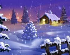 Схема вышивки «Зима.»