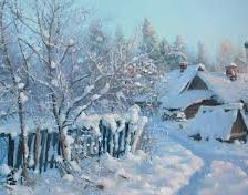 Схема вышивки «Зима.»