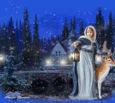 Схема вышивки «Девушка.»