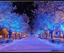 Схема вышивки «Зимний вечер.»