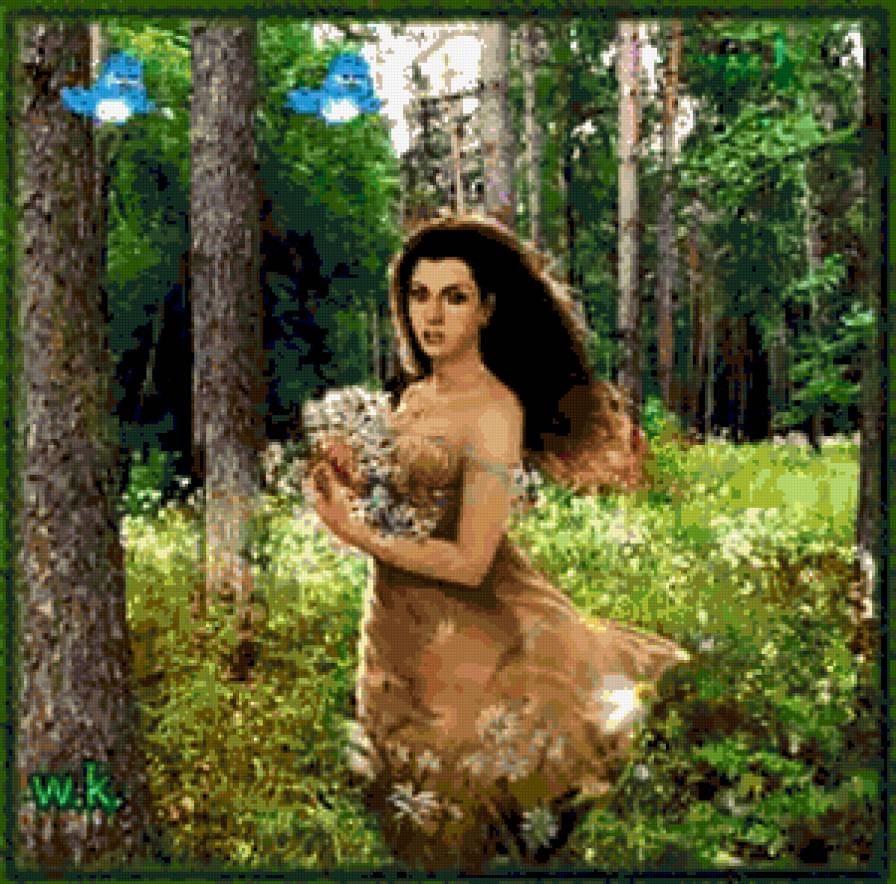 Летняя прогулка. - лето, девушка. - предпросмотр