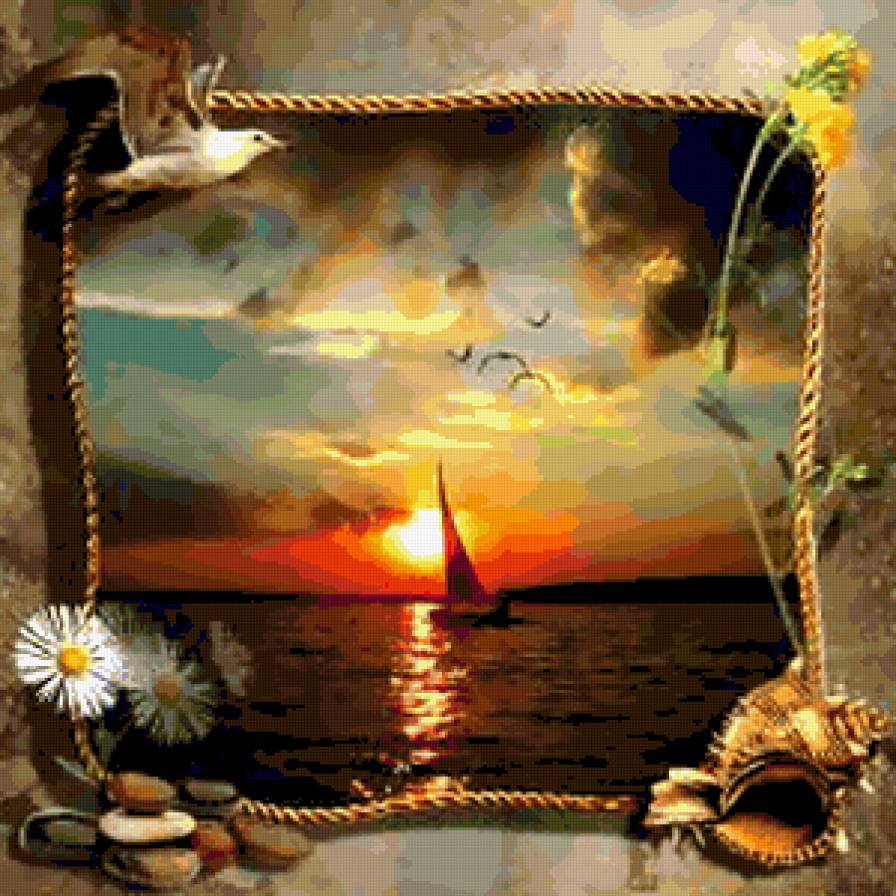 Парусник. - парусник, море. - предпросмотр