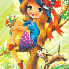 Схема вышивки «Маленькая модница»