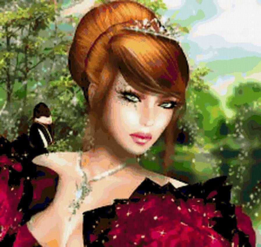 Принцесса. - принцесса, фэнтези, девушка - предпросмотр