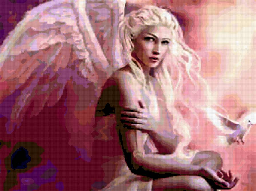 Ангел. - ангел, девушка - предпросмотр