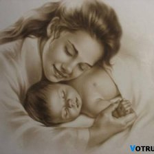 Схема вышивки «материнство»