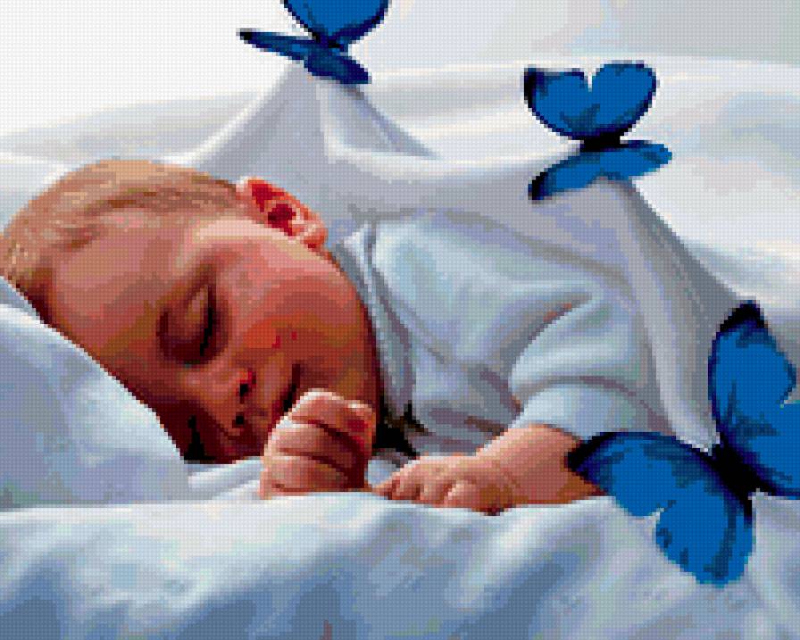 спящий малыш - ребенок - предпросмотр