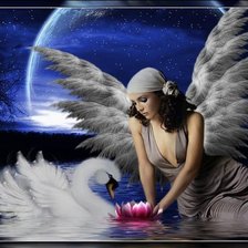 Схема вышивки «Ангел»