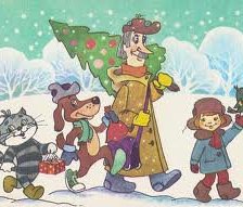 Схема вышивки «Открытки СССР.»