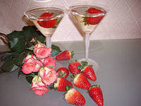 Схема вышивки «клубника»